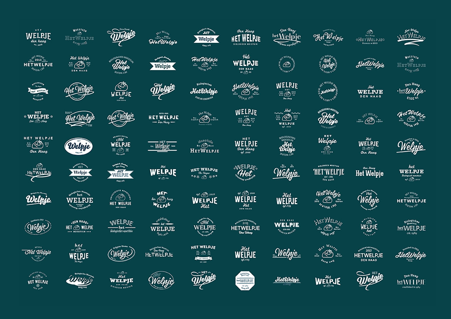 100 logos for Het Welpje